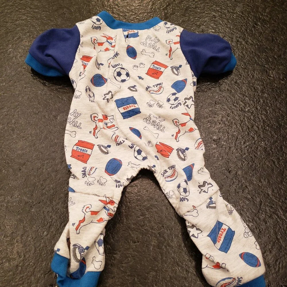 Dog Christmas PJ's, Hooded Shirt, & PJ's, Size: S