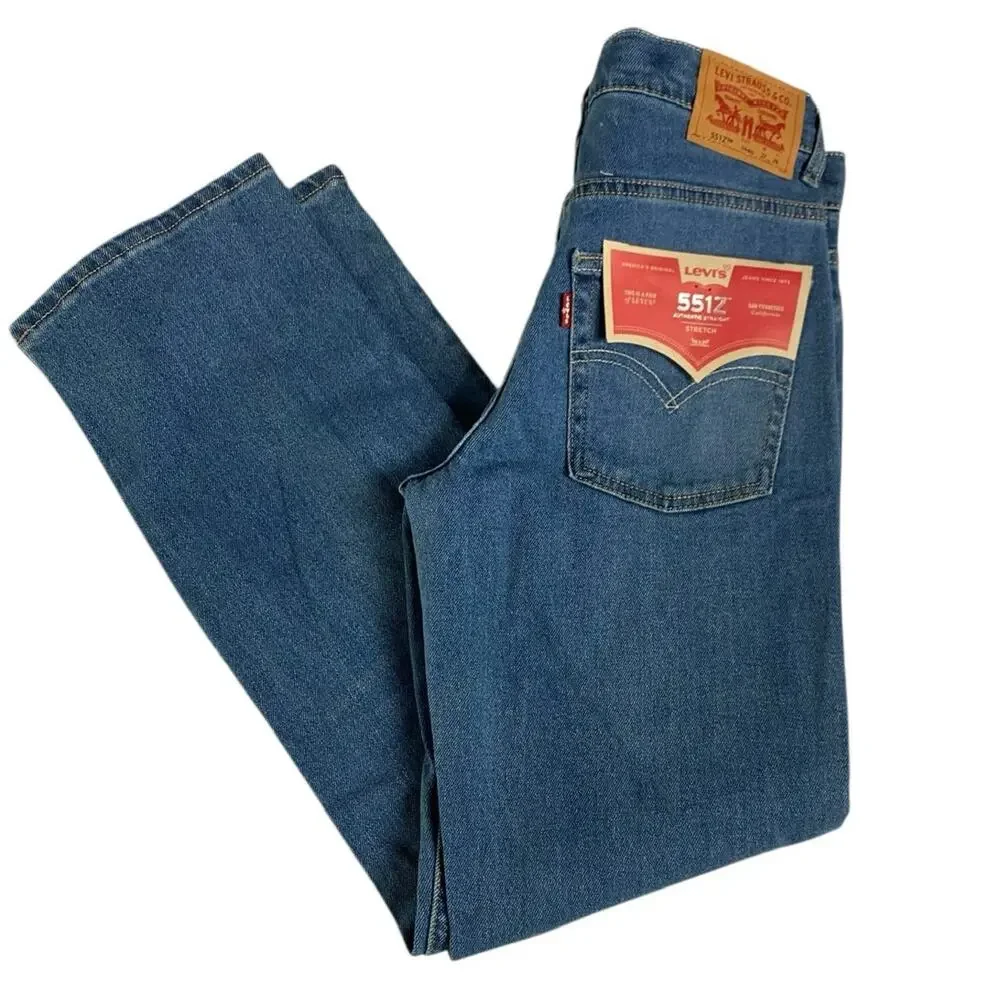 Levi's 551Z Authentic Straight Jeans, Stretch | Big Boys 14R 27