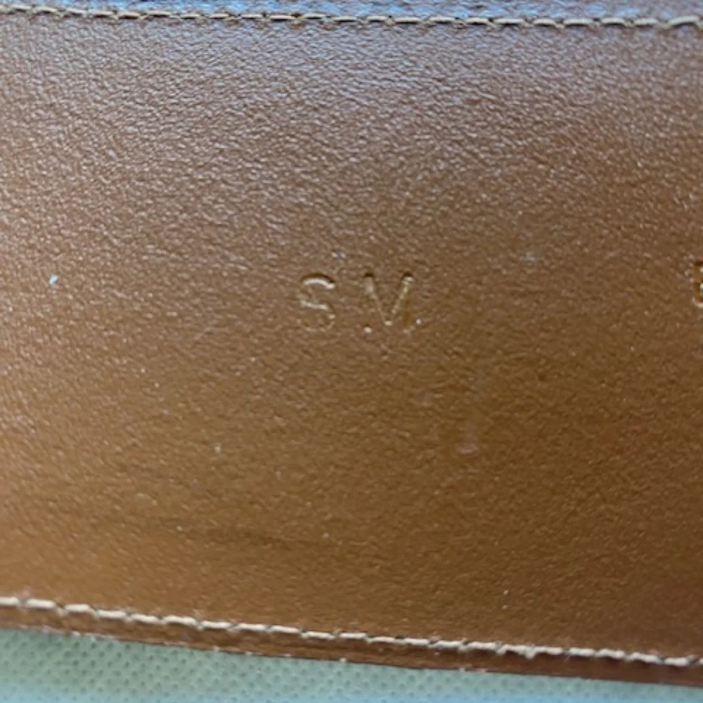Ann Taylor English Aniline Pigskin Full Grain Leather Belt - SMALL