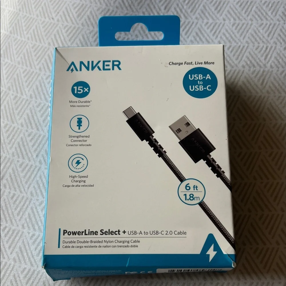 Anker PowerLine Select+ USB-A to USB-C Cable - Black