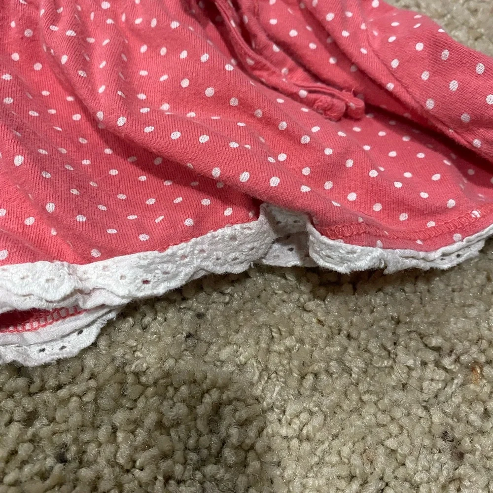 OshKosh B'gosh Pink Polka Dot Long Sleeve Tee