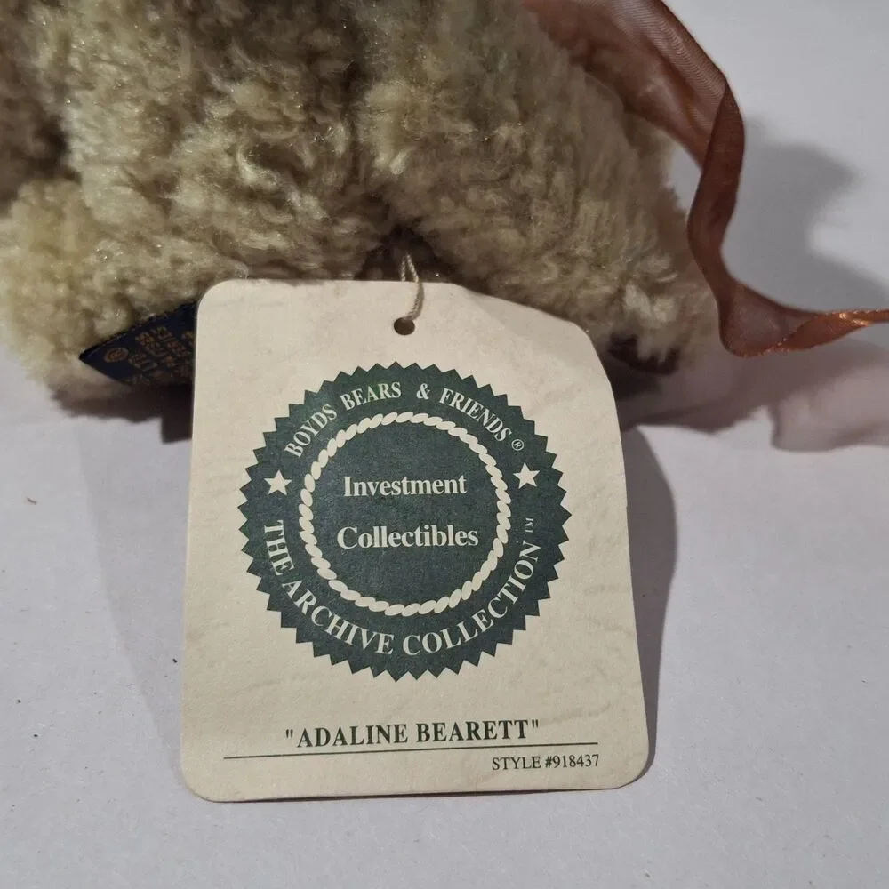 Boyds Bears Archive Collection Adaline Bearett Collectible Plush Toy 4 X 6 Inch