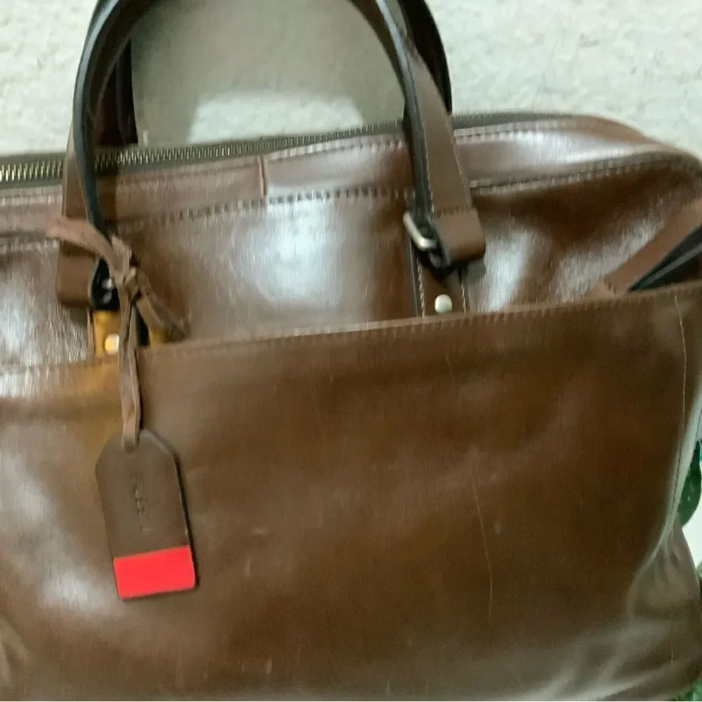 NWT Fossil Defender Eco Leather Brief Bag