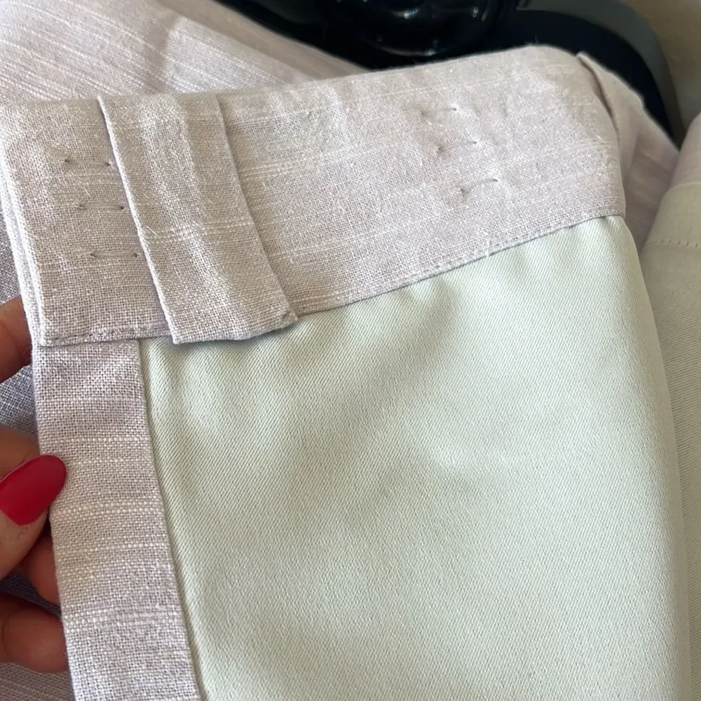 Pottery Barn Teen Cotton Linen Blackout Drapes
