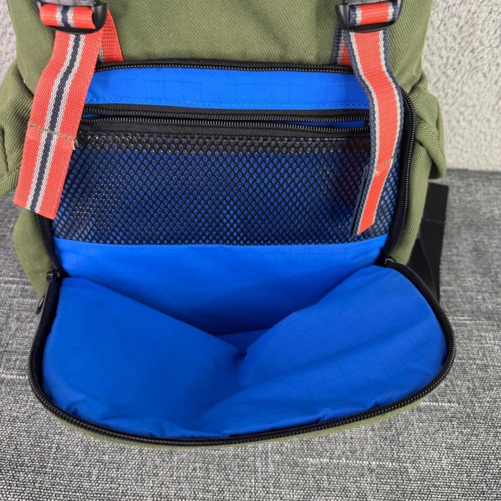 Crumpler Outpost Project Karachi Camera Backpack Green Canvas Padded DSLR