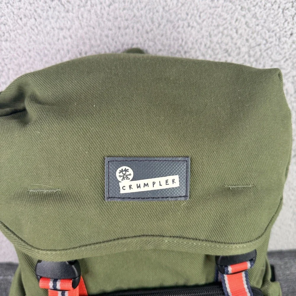Crumpler Outpost Project Karachi Camera Backpack Green Canvas Padded DSLR