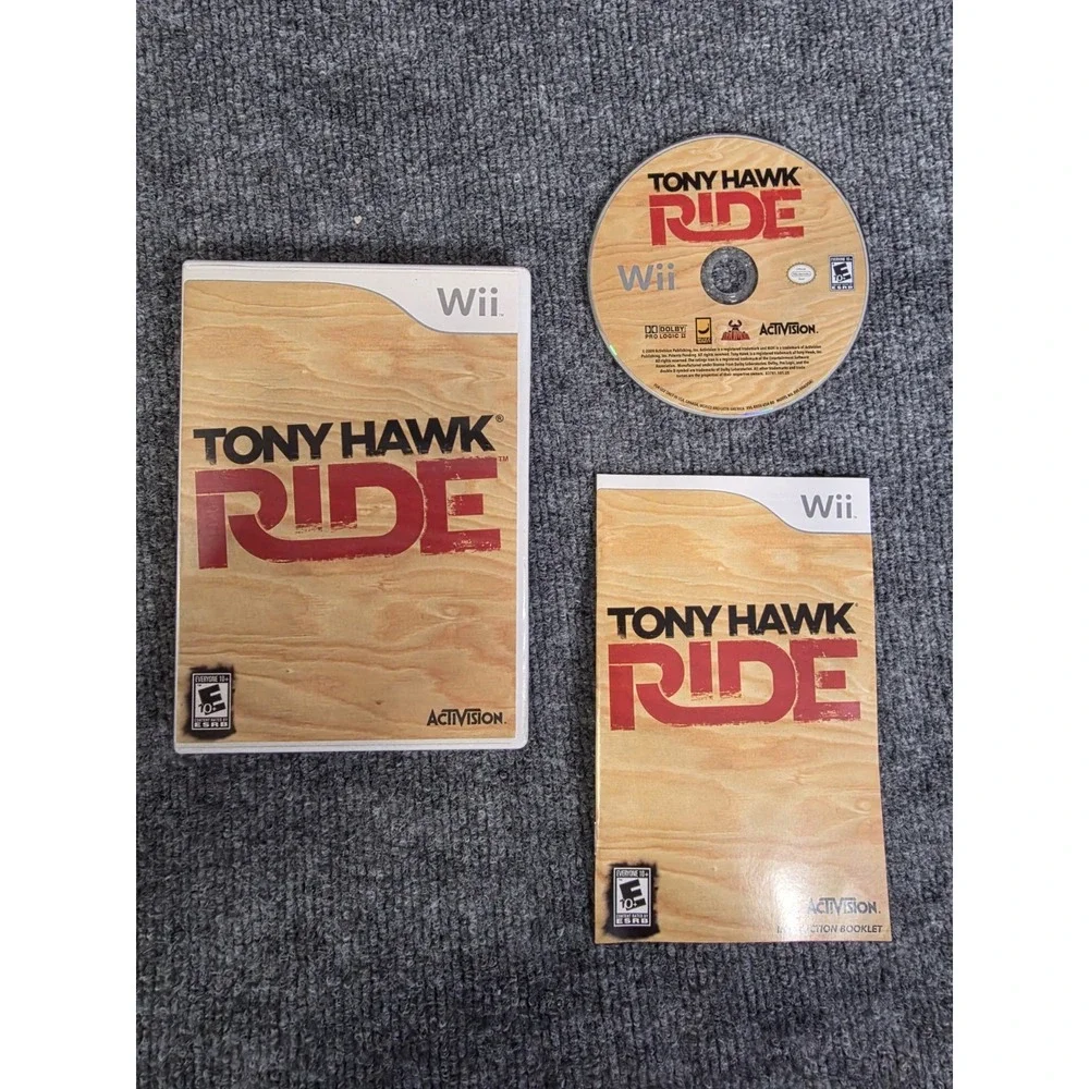 Tony Hawk: Ride (Nintendo Wii, 2009) Complete w/ Manual