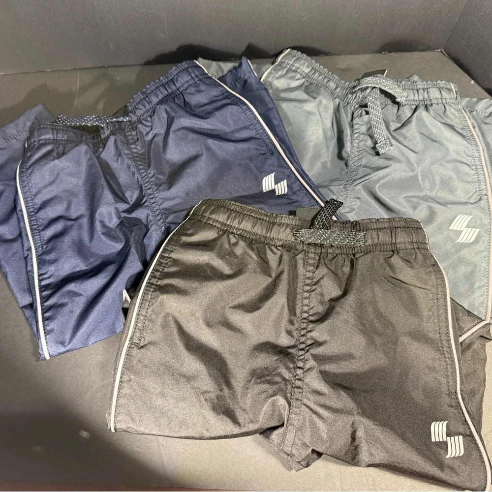 Place (The Children’s Place) Kids 3-Pack Active Pants - Navy, Gray & Black NWOT
