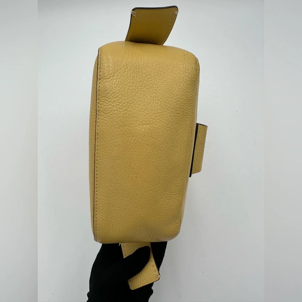 EUC Coach Andi Convertible Backpack with Structured Design. Metallic Hardware.