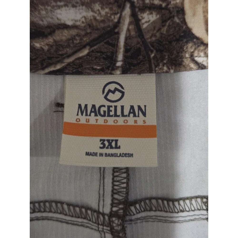 Magellan Outdoors Pants Mens 3XL‎ 46x32 Realtree EDGE Camo Ripstop Hunting Field