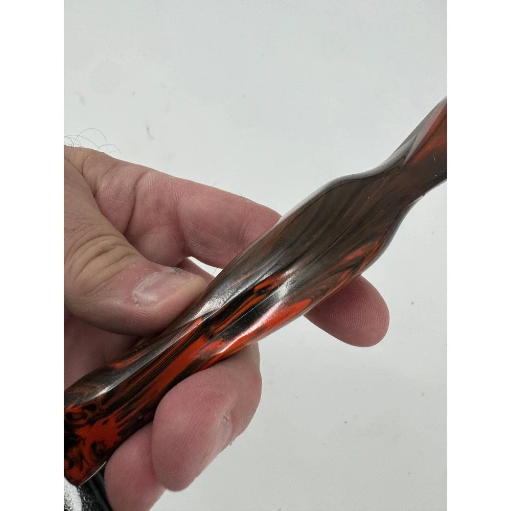 Cutco‎ 1726 Turning Fork 3 Prong Brown/Orange Swirl Marbling Handle