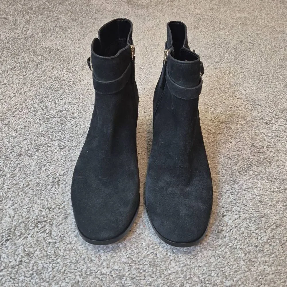 Kate Spade Women's Size 9 Black Suede Heel Booties