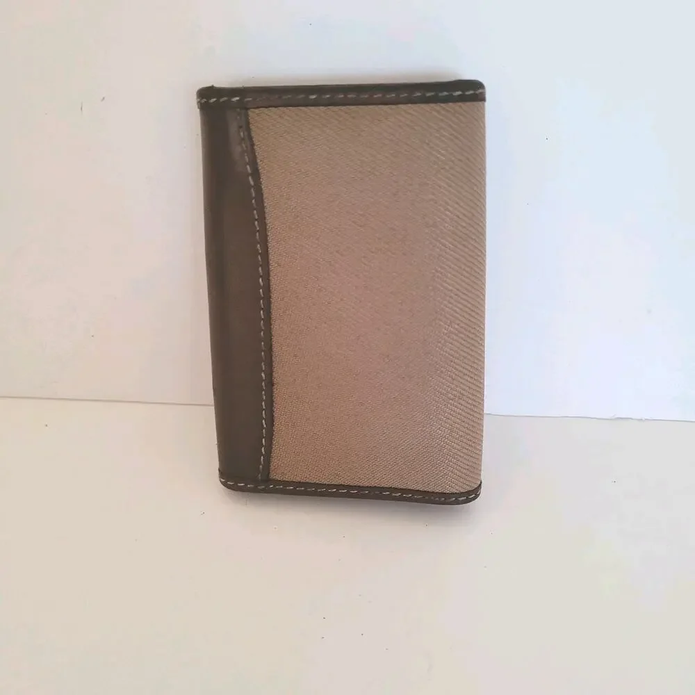 Hunting World Key‎ Case Hooks Holder Wallet Logo Brown Trifold Desig Italian