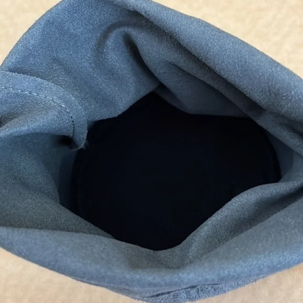 Canon LP1219 Faux Suede and Leather Drawstring Camera Lens Pouch
