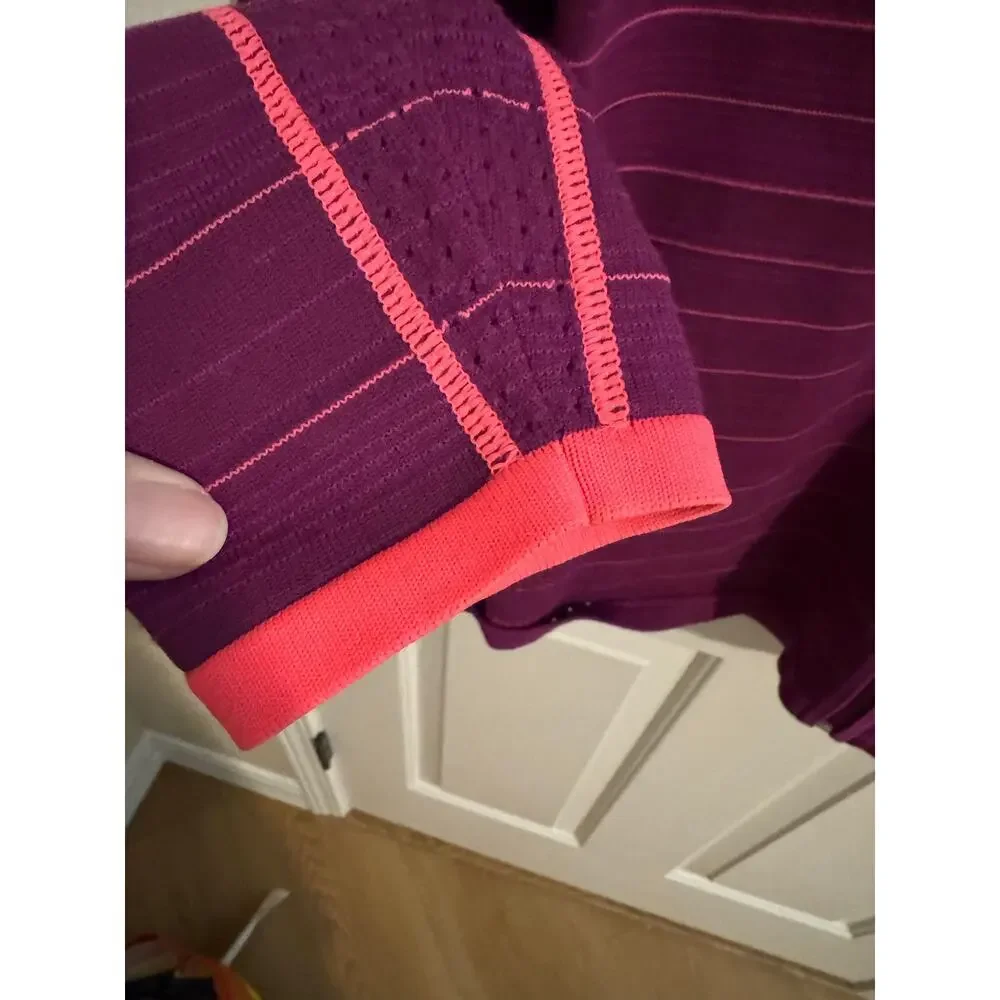 Annika Cutter & Buck Approach Technical Sweater Precision LAS00001 Purple XL