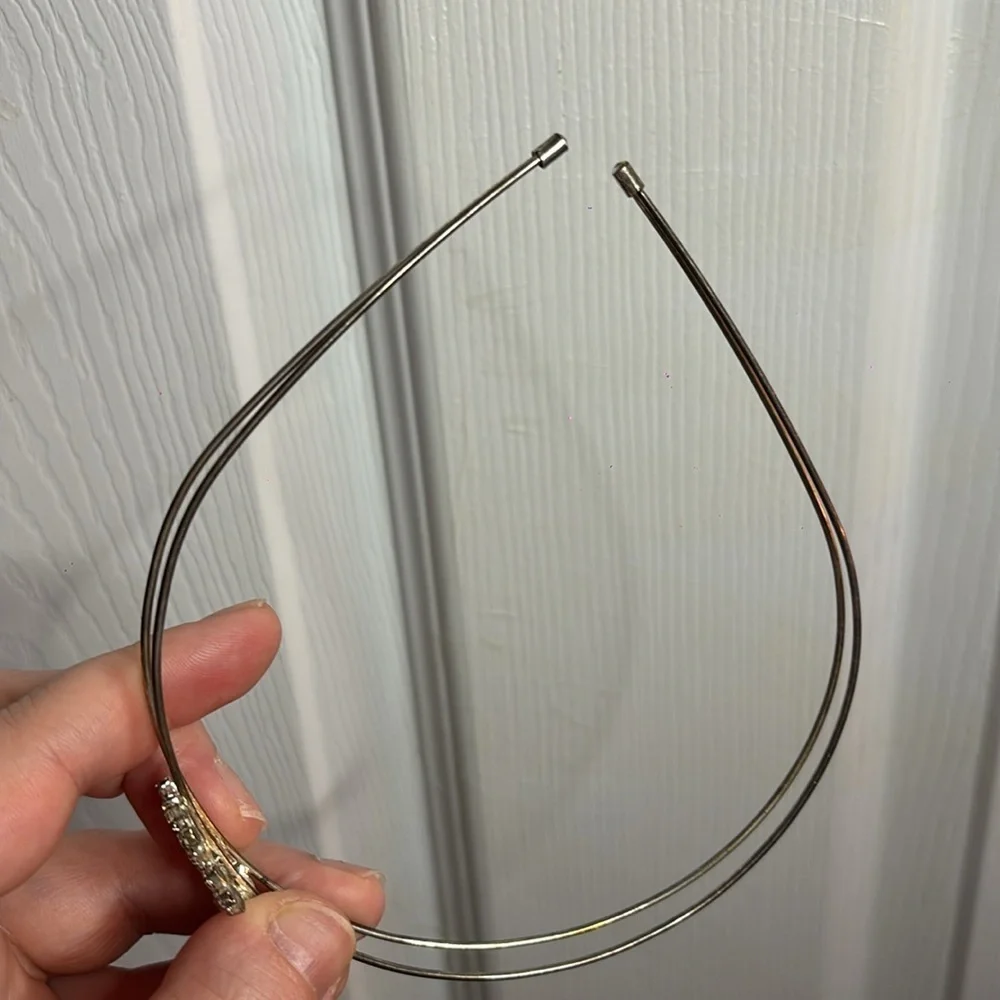 Silver Crown Headband