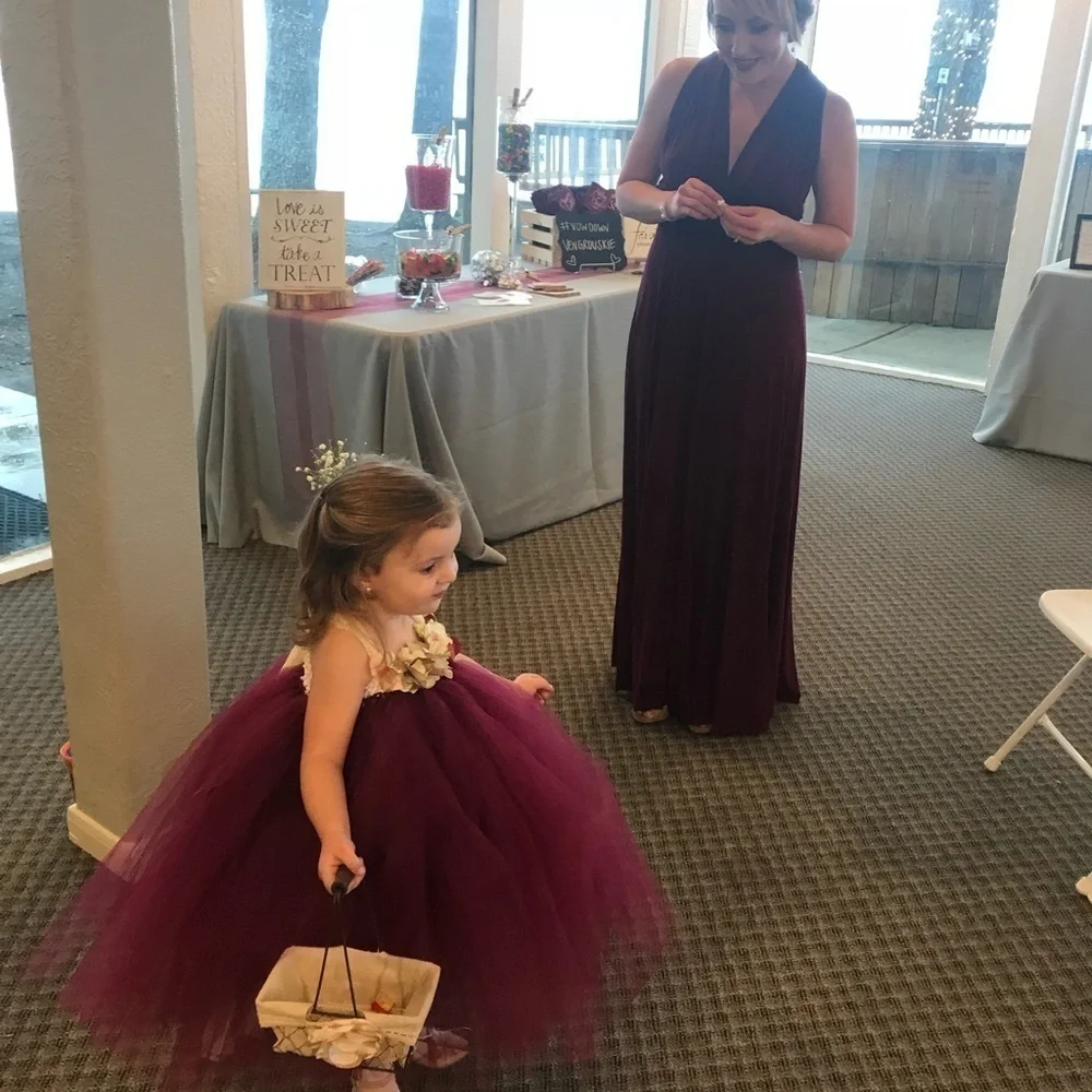 Custom Made Tulle, Macrame, Lace & Floral Party Dress
