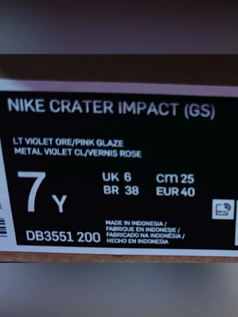NIKE Kids’s Pink and Gray Athletic Sneakers