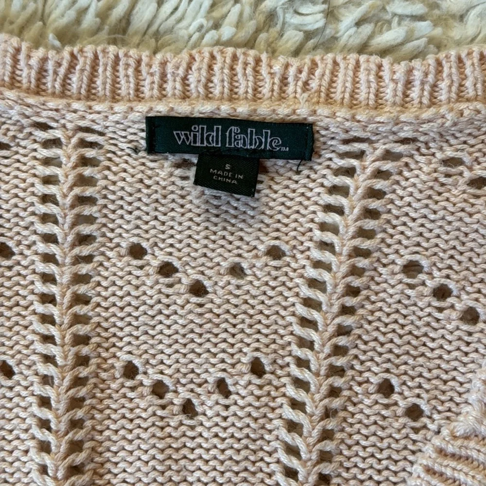 WILD FABLE Pink Cardigan cropped size S