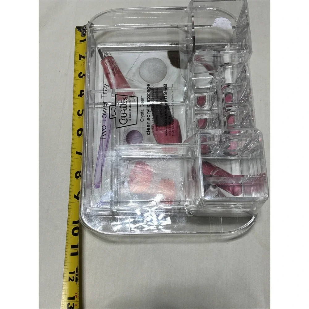 Caboodles‎ Crystal Clear Cosmetic Makeup Keeper Tray Organizer BNIP