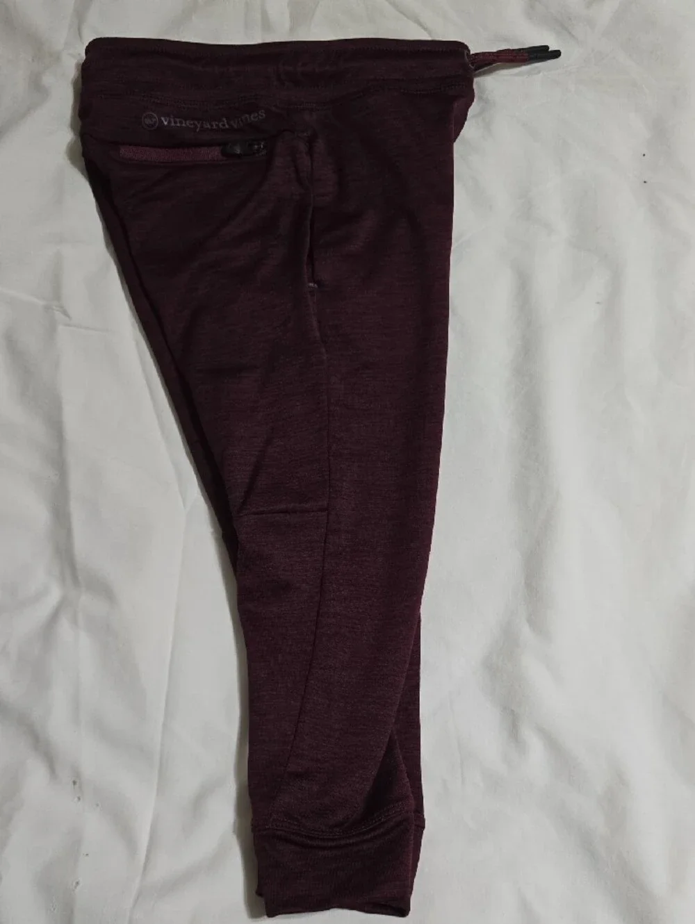 Vineyard Vines Kids Burgundy Drawstring Joggers