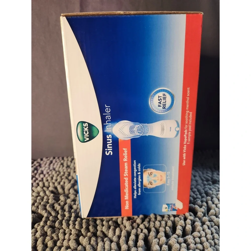 Vicks Sinus Inhaler, Non-Medicated Steam Relief, Helps With Sinus Congestion~NEW