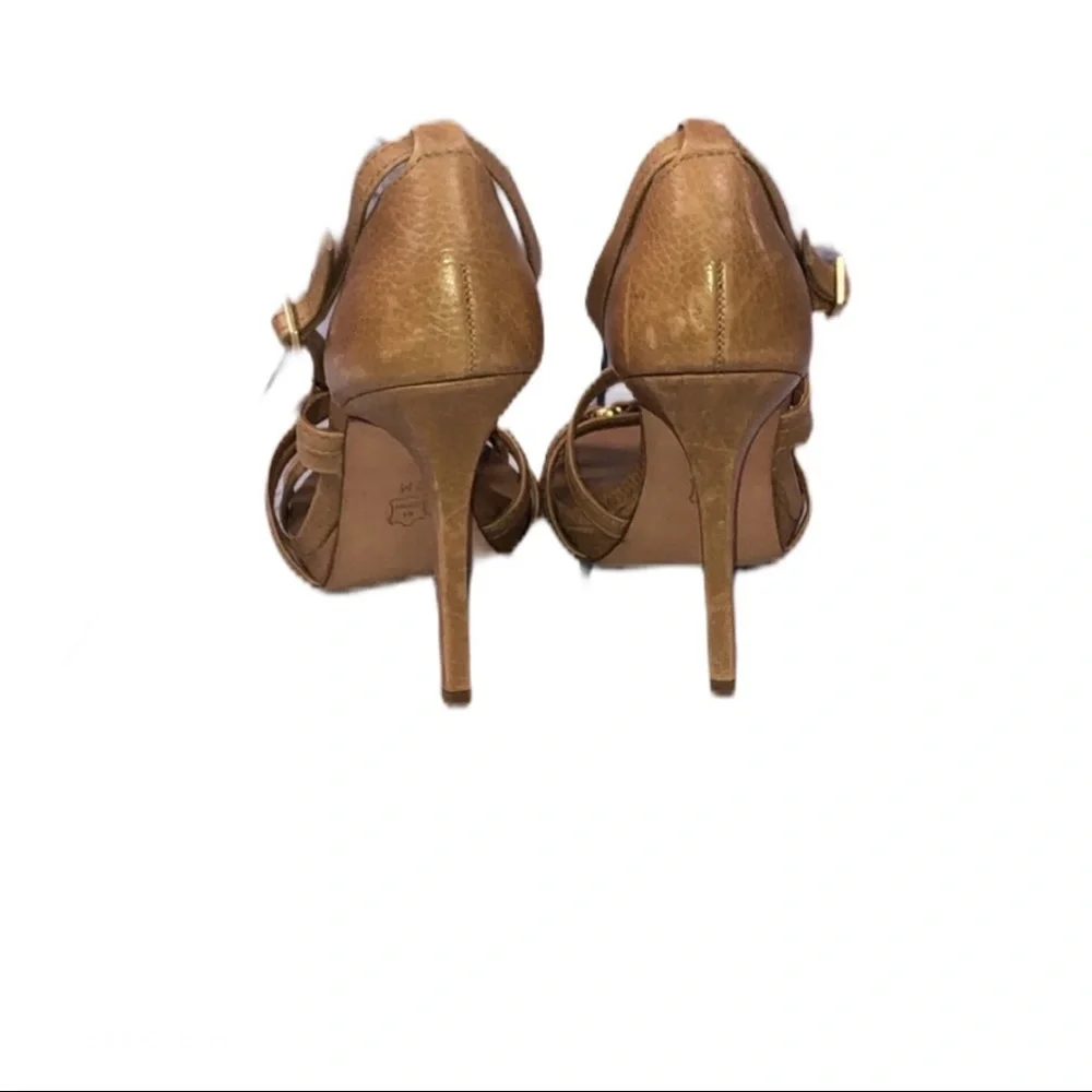 Tory Burch Brown Strappy Heels