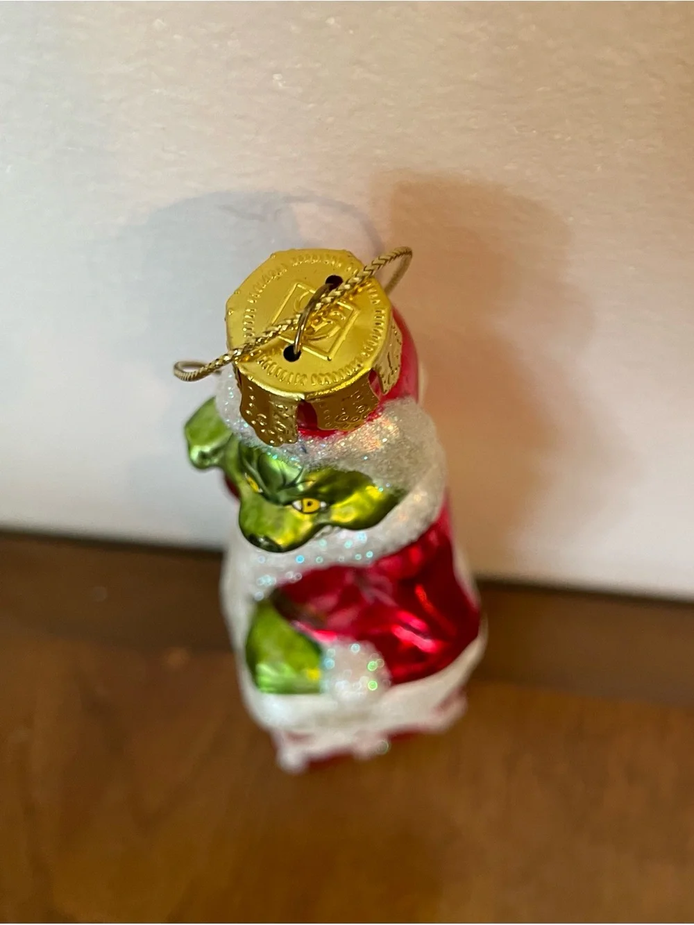 RARE KURT ADLER Glass Ornament The GRINCH Who Stole Christmas Chimney DR SUESS