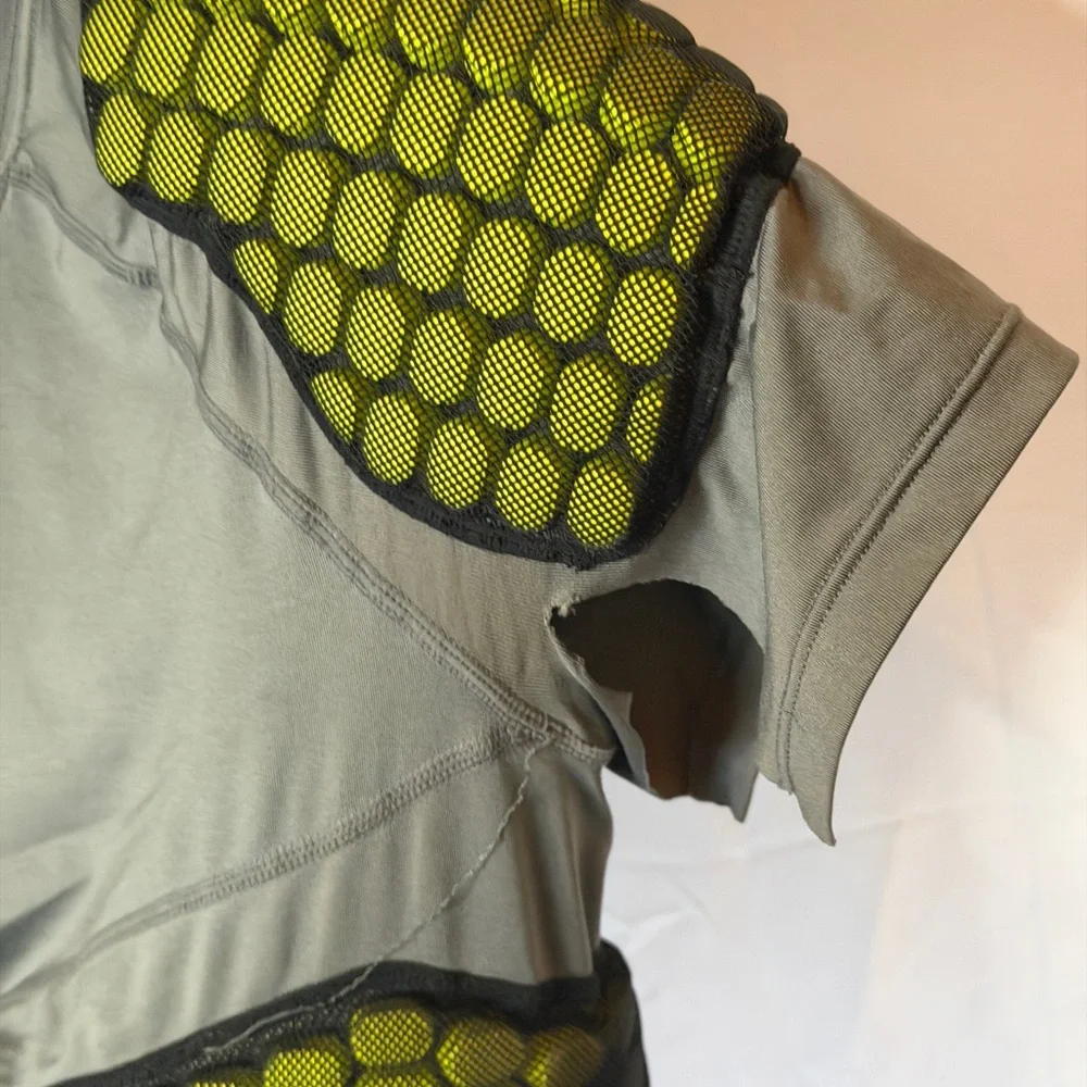 Nike Kids Gray‎ and Lime Green Performance Jersey
