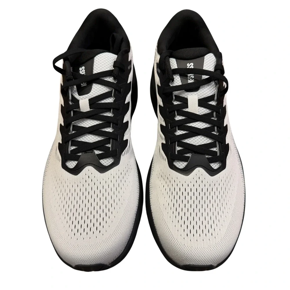 K-Swiss S-SHADX Running Athletic Shoes Men Size 12 White Grey New 04966-106-M