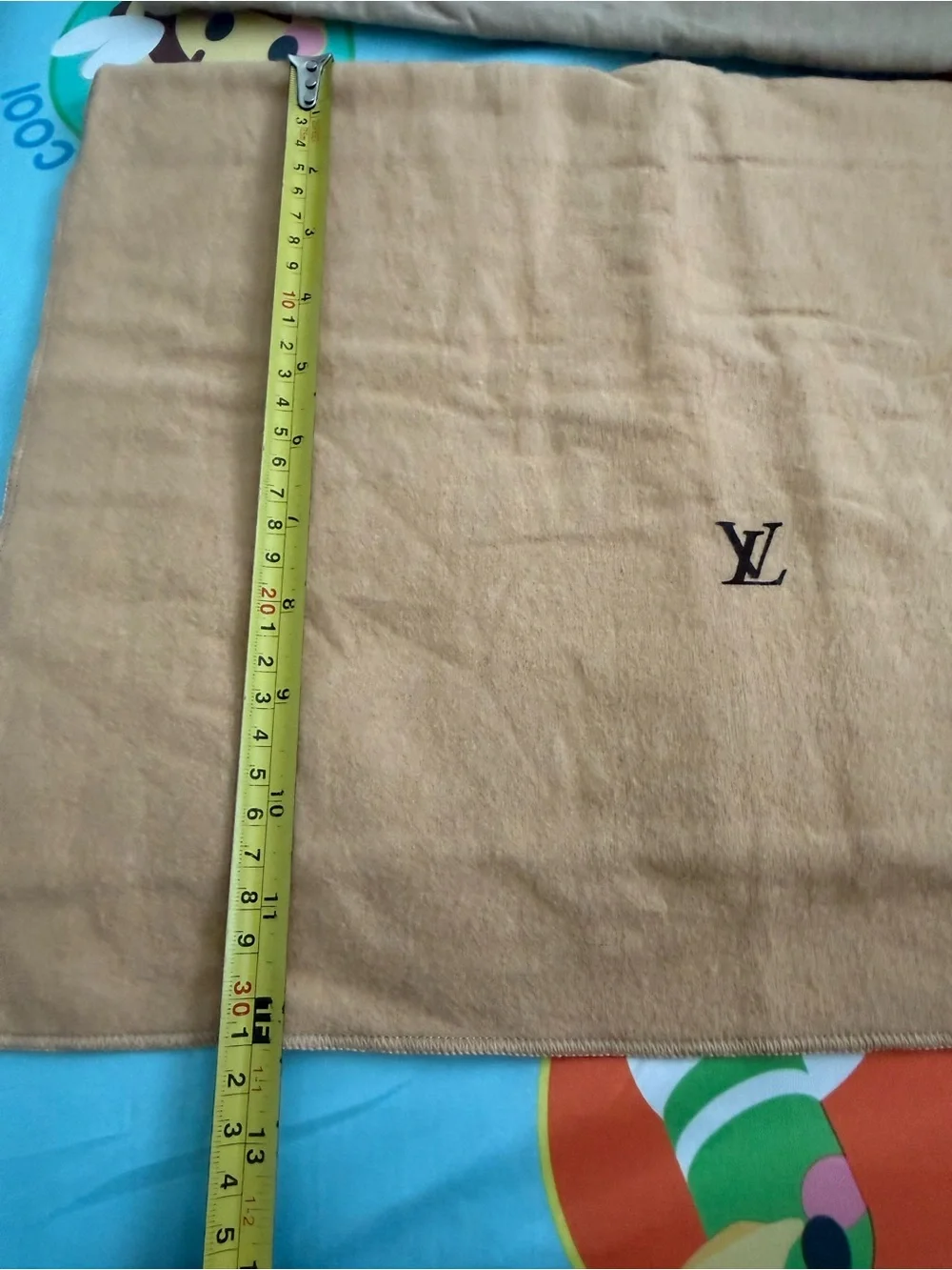 Louis Vuitton Neutral Tan and Beige Dust Bag Set