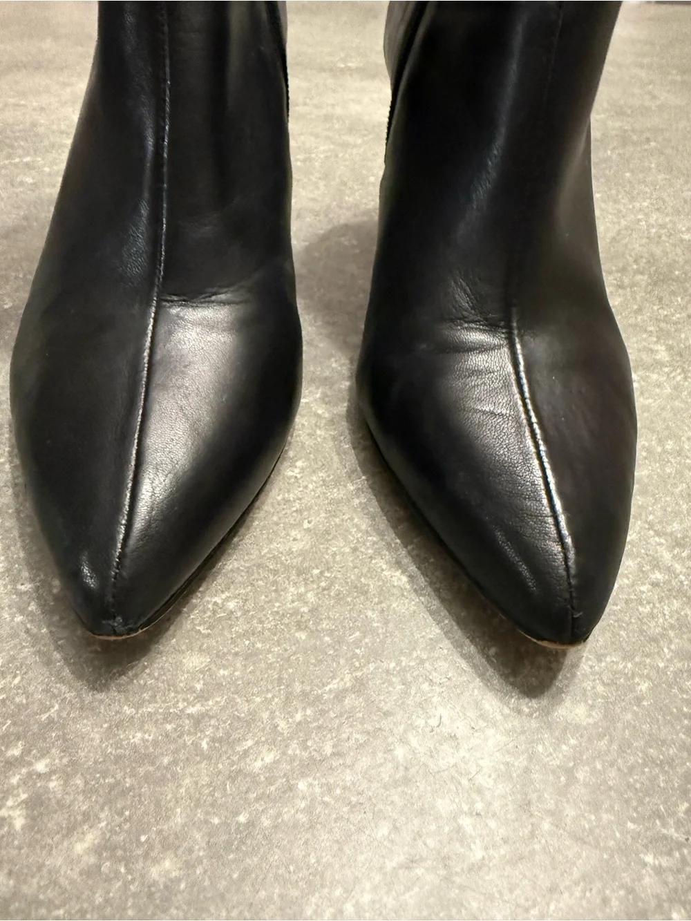 EUC Women’s Vince Camuto Bella Vita Danielle Black Leather Boot Size 8