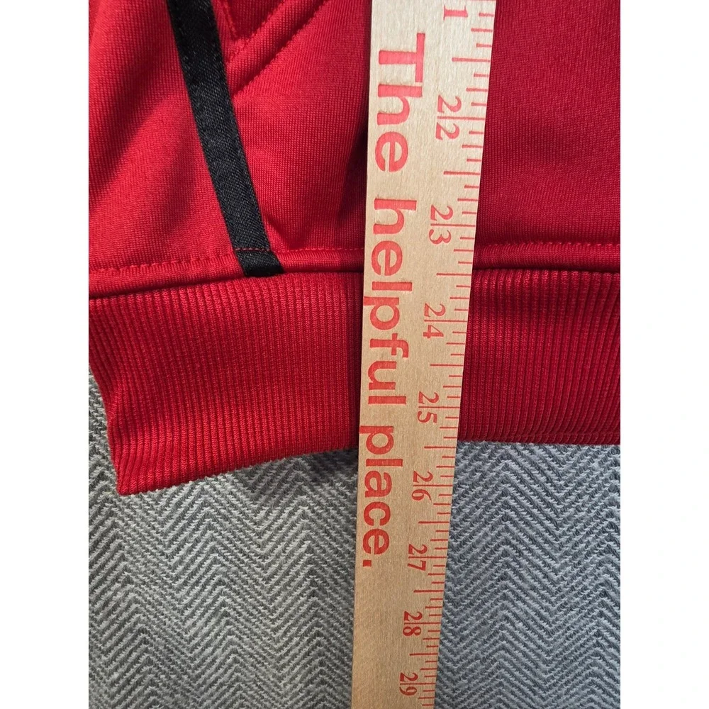 Adidas Nebraska Huskers Red Pullover Hoodie Mens Large Lincoln NCAA Sweatshirt
