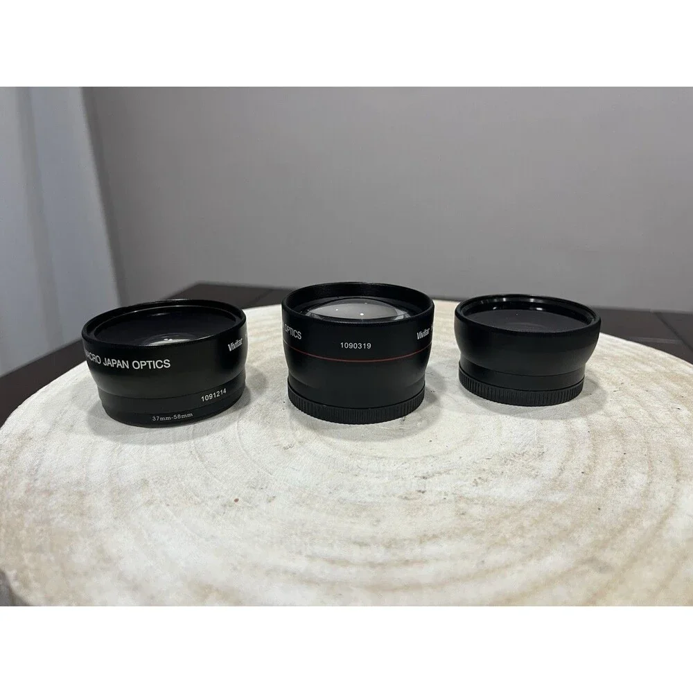 Digital Visions 52mm .45x Japan Optics & Vivitar HD .43x and 2.2x Converters