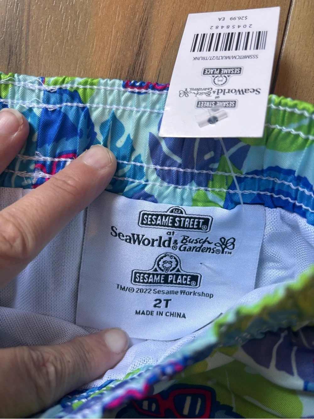 New Sea World Cookie x Sesame Street Shorts