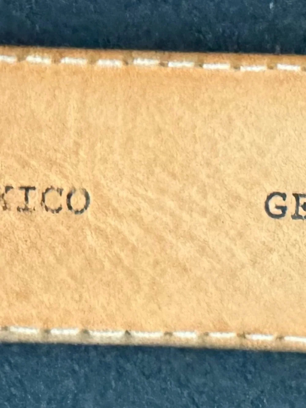 Tecovas suede belt