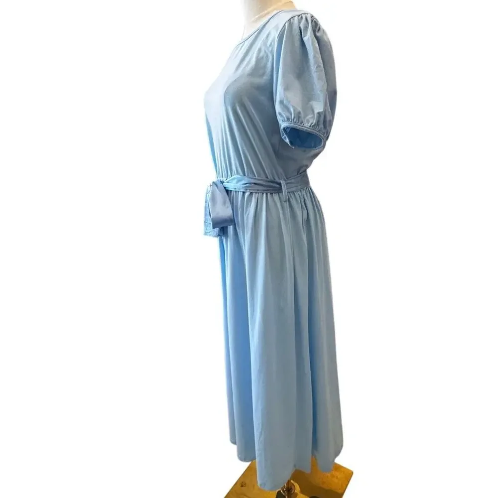 Adult Wendy Darling Cosplay Dress with Matching Blue Hairbow NWOT Medium Costume