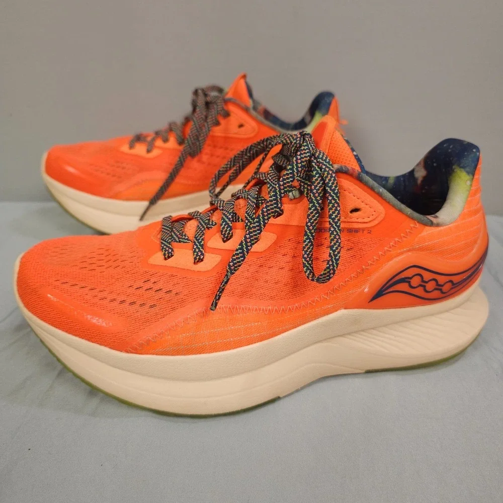 Saucony Endorphin Shift 2 Shoes Women Size 9.5 Orange Running Sneaker