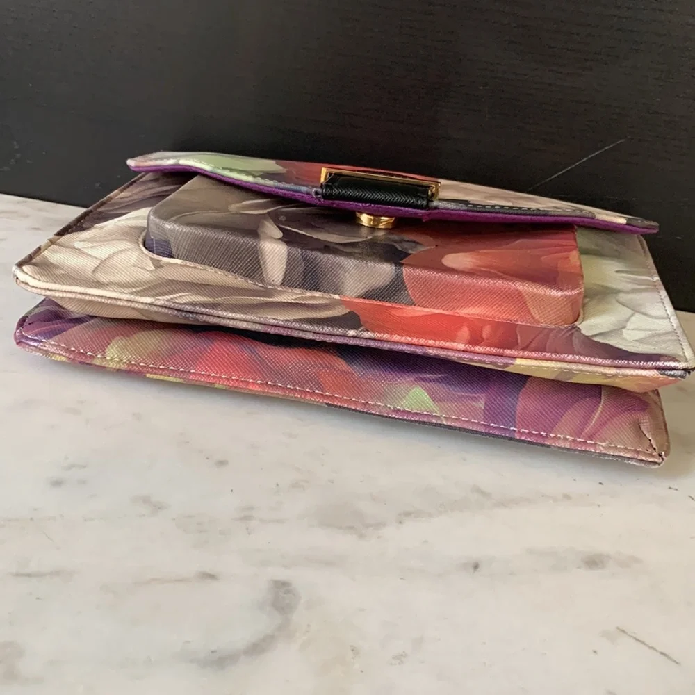 Ted Baker All Over Floral Shoulder Clutch Bag