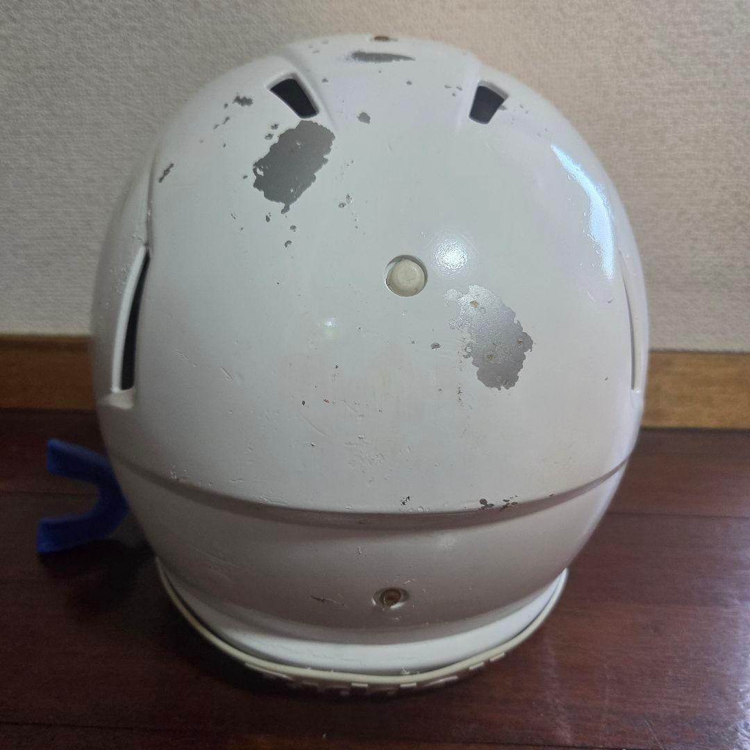 Riddell American Football Helmet, White, L Size with Padding