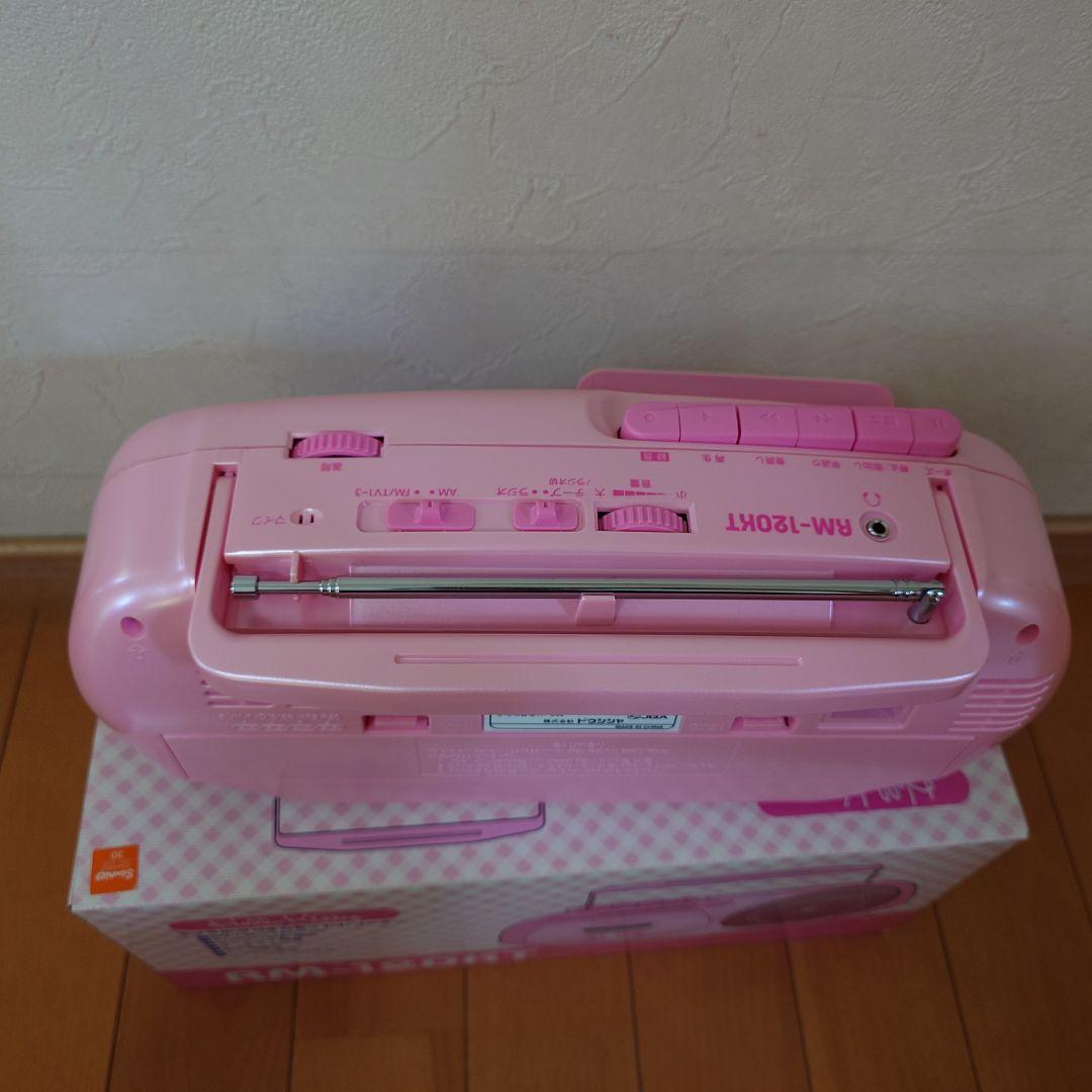 【Opened, Unused】Hello Kitty RM-120KT Cassette Recorder