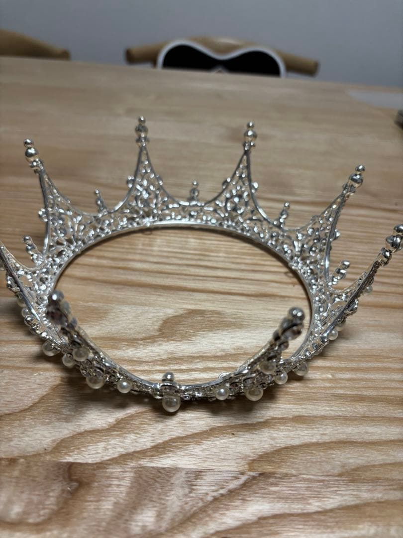Crystal Pearl Tiara