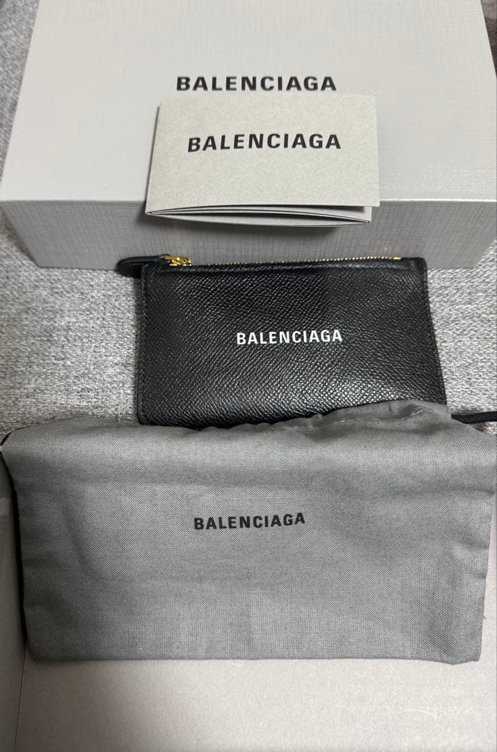 Genuine Domestic BALENCIAGA CASH Fragment Case Wallet