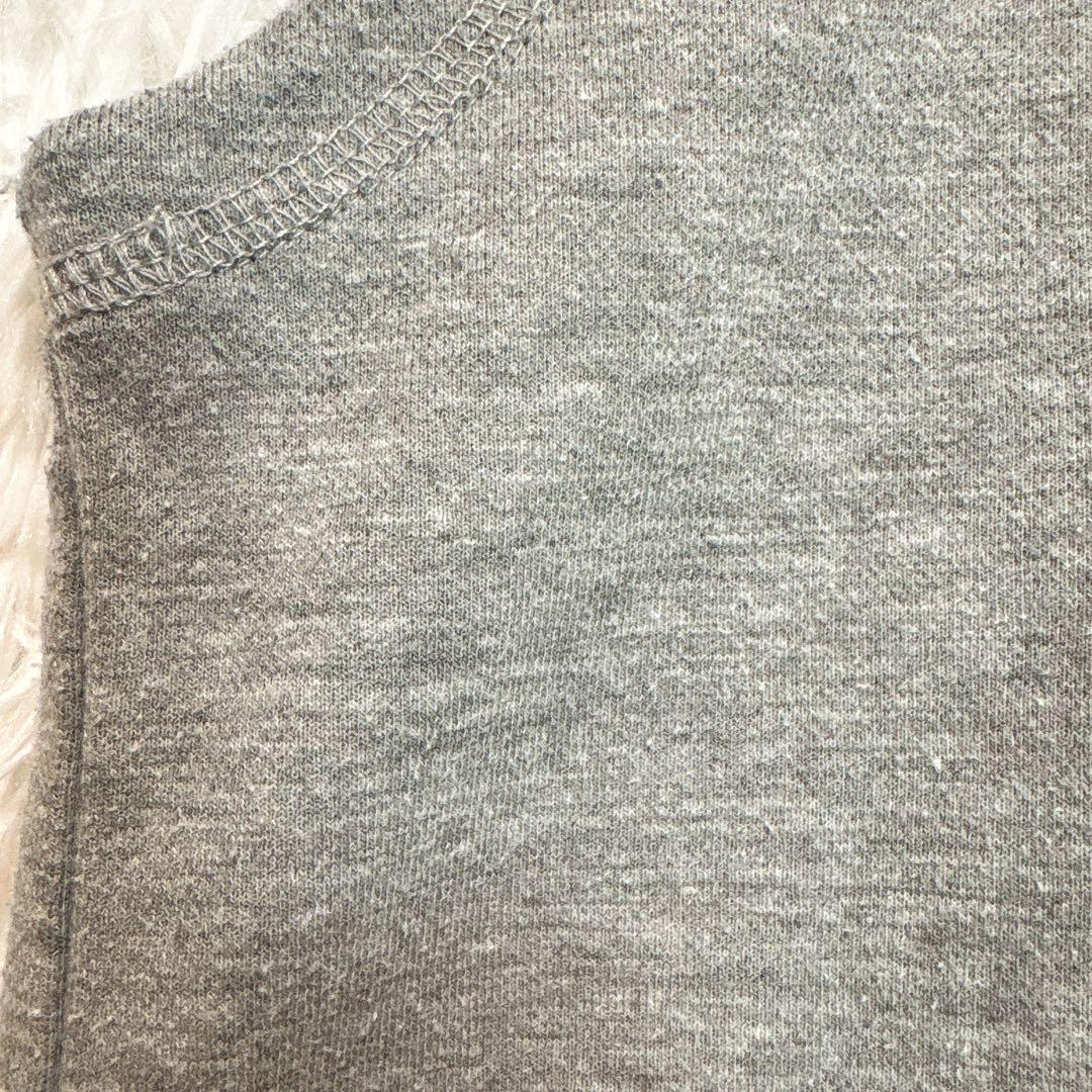 【JEANASiS】Sleeveless Hoodie Pullover Light Gray