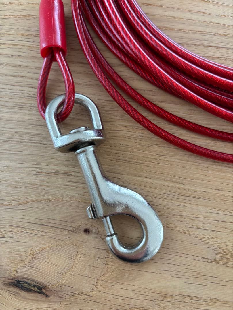 Large Dog Medium Dog Tie Out Wire Cable 9m Load Capacity 57kg